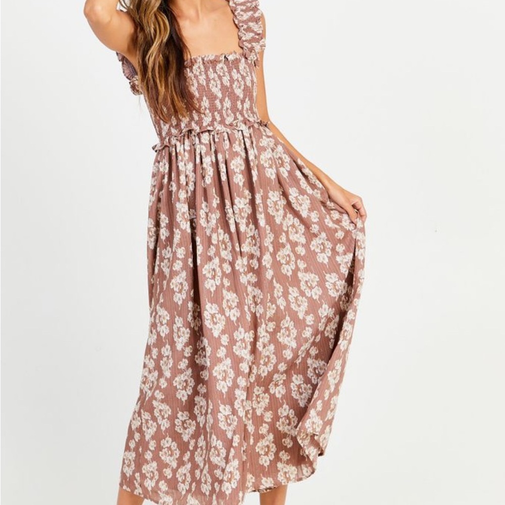Altar’d State Maxi Dress in Mocha